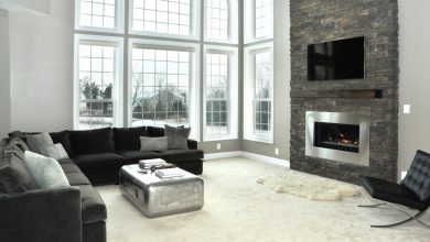 Photo of Дизайн гостиной с камином